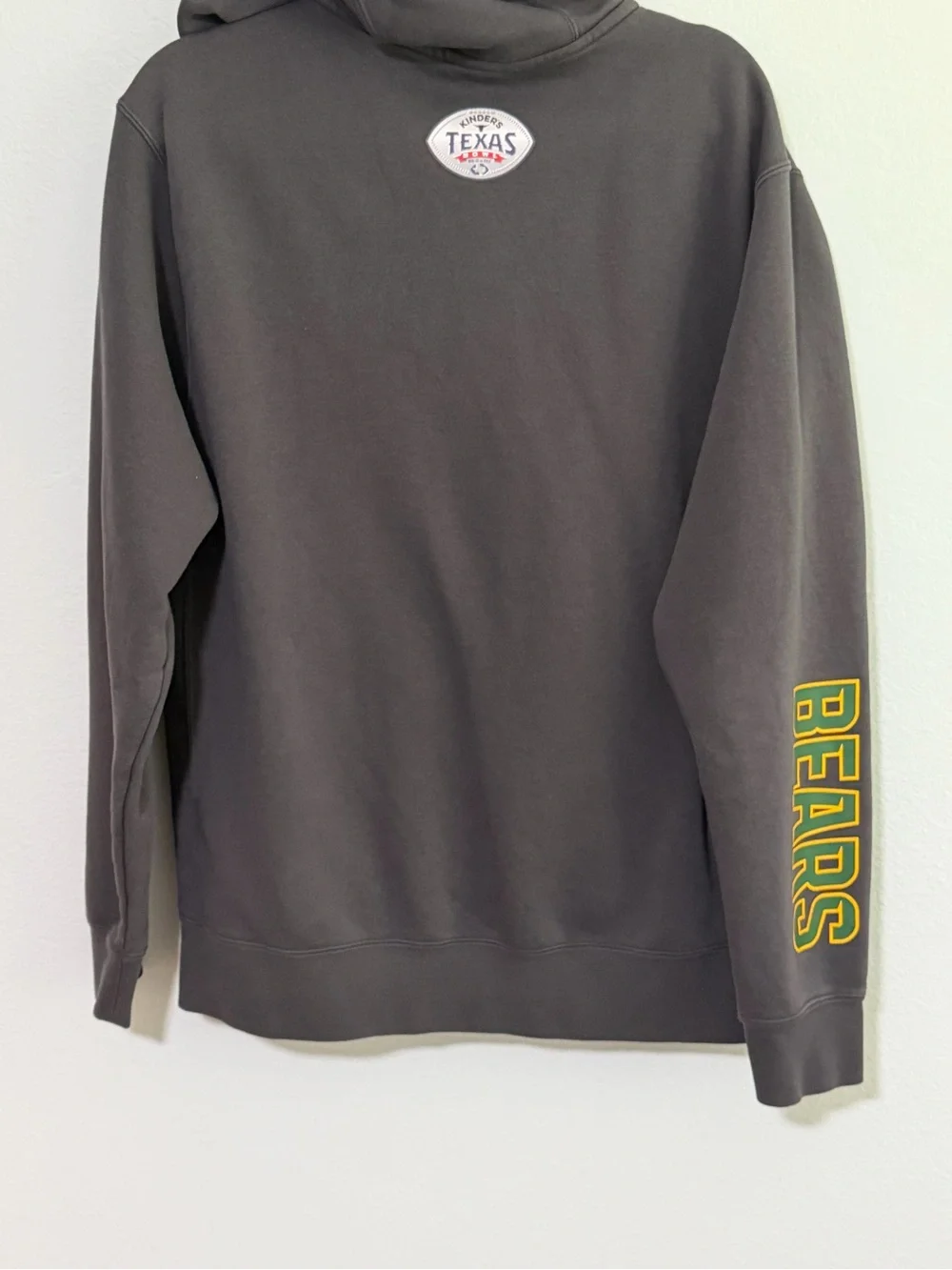 NIKE Baylor Bears Full Zip Embroidered Logo Hoodie - Large